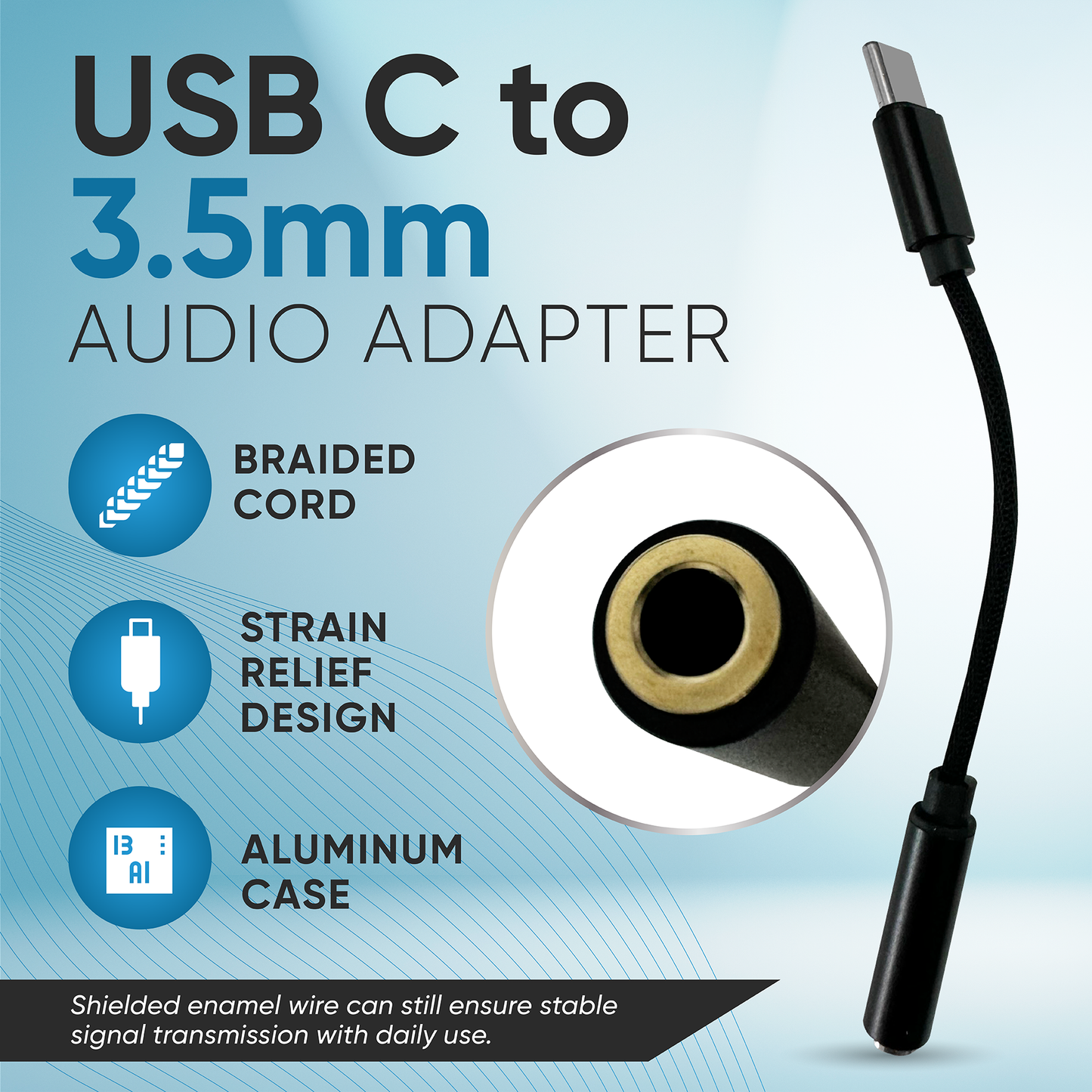 USB C To Aux Female Adapter