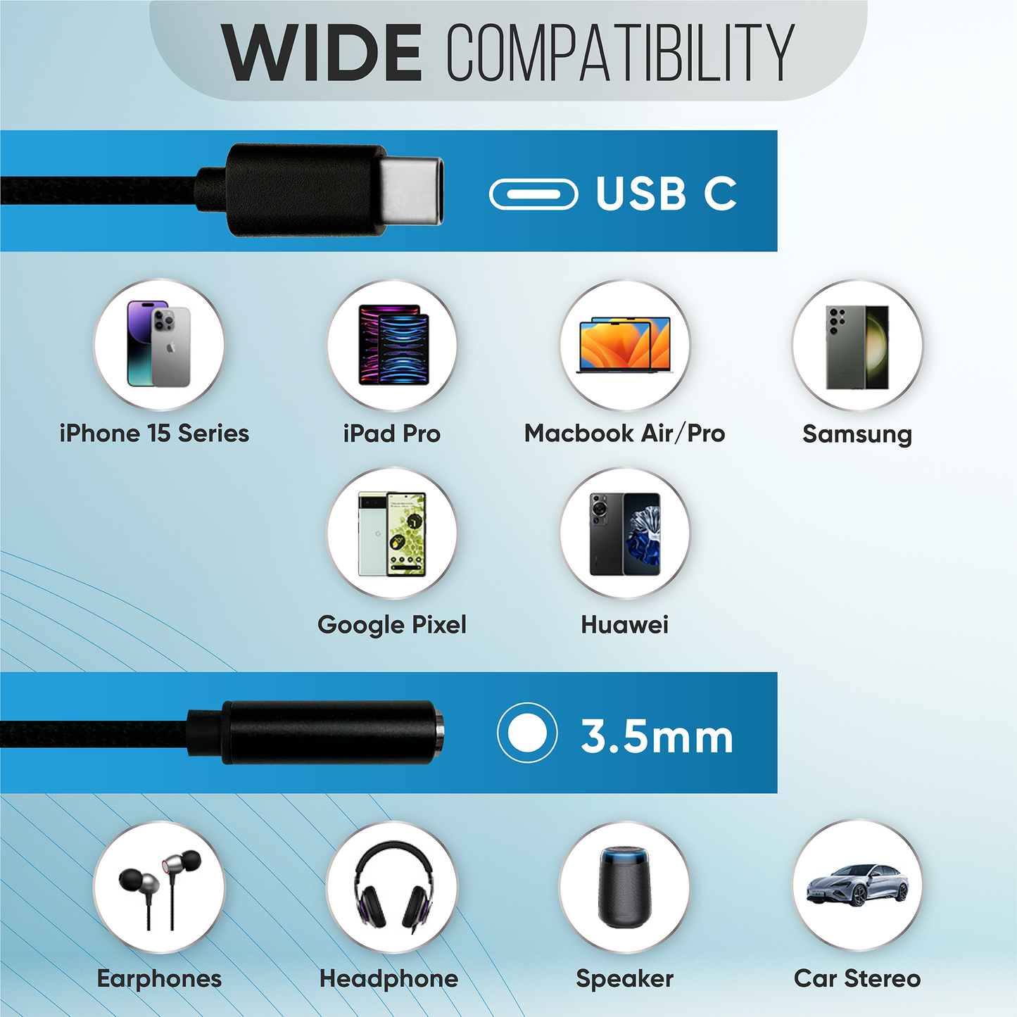 USB C To Aux Female Adapter